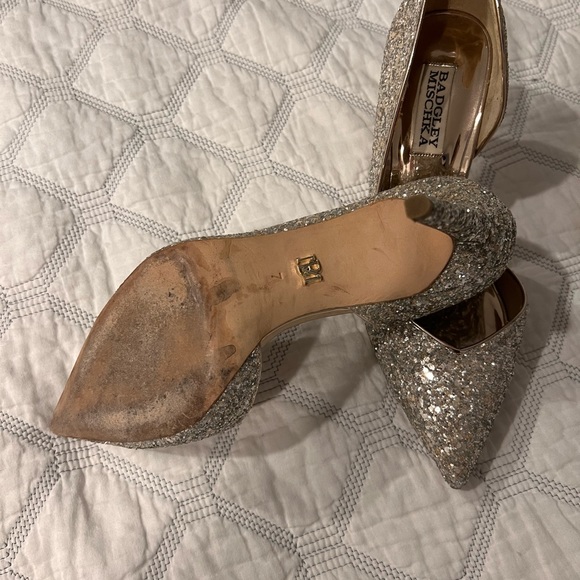 Badgley Mischka ladies size 7 heels - Picture 3 of 5